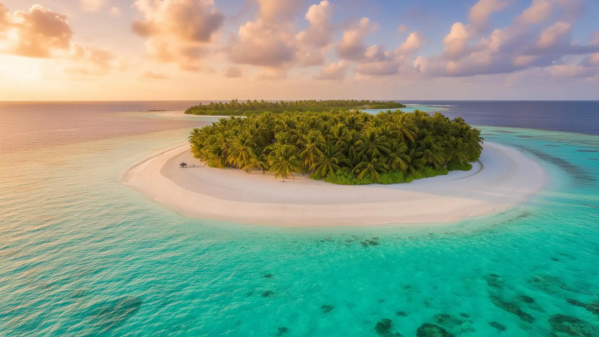 Île paradisiaque aux eaux turquoise